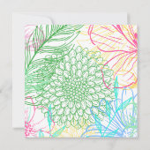 Preppy Floral Special Occasion Invitation (Achterkant)