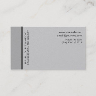 Preppy genoeg subtiele neutrale kleurenminimalist visitekaartje