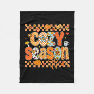 Preppy Gezellige Seizoen Herfst Sfeer Thanksgiving Fleece Deken