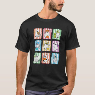 Preppy Ghost Leesboeken Leraar Halloween Weegschaa T-shirt