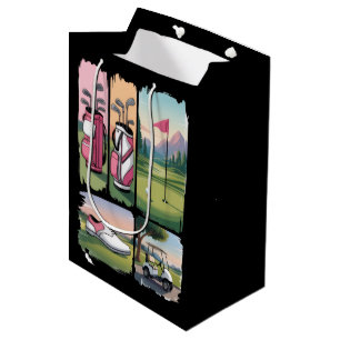 Preppy Golf Grappige Golf Liefhebber Seizoen Toern Medium Cadeauzakje