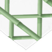 Preppy Green Trellis Bamboe Patroon Tafelkleed (Gekanteld)