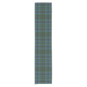 Preppy Groen en Blauw Plaid Korte Tafelloper (Voorkant)