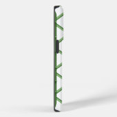 Preppy Groene Trellis Bamboe Patroon Monogram Case-Mate iPhone Case (Achterkant / Rechts)