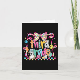 Preppy Groovy derde klas terug naar school Coquett Kaart