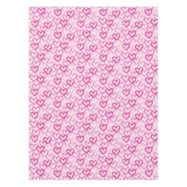 Preppy Hearts Pink Tafelkleed