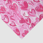 Preppy Hearts Tissuepapier (Detail)