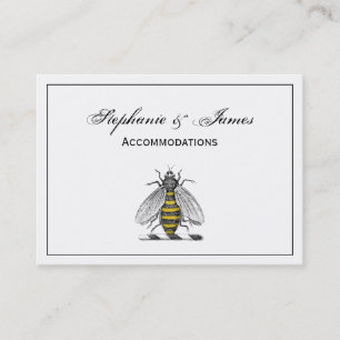 Preppy Heraldic  bijenlaag van het wapenembleem C Visitekaartje