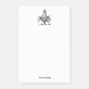 Preppy Heraldic Pineapple Coat of Arms Crest Post-it® Notes
