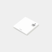 Preppy Heraldic Pineapple Coat of Arms Crest Post-it® Notes (Schuin)