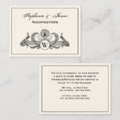 Preppy Heraldic Pineapple Coat of Arms Crest Visitekaartje (Voorkant / Achterkant)