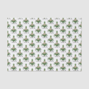 Preppy Heraldisch Ananas Wapen Crest Tissuepapier