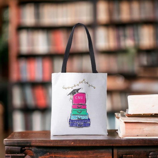 Preppy High School Afstuderen College Suitcase Draagtas