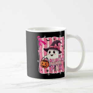 Preppy In oktober Draag we Roze Spook Borstkanker Koffiemok
