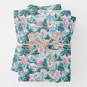 Preppy kerst inpakpapier