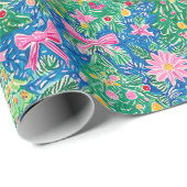 Preppy kerst inpakpapier (Rol Hoek)