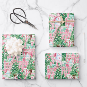 Preppy kerst inpakpapier