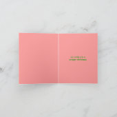 PREPPY KERSTBOMEN FEESTDAGEN KAART (Binnen)