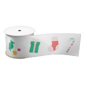 Preppy kerstboom vakantie cadeau lint (Spoel)