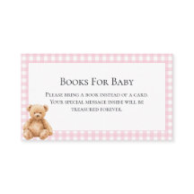 Preppy Klassieke Teddybeer Baby Shower Bijlage