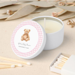 Preppy Klassieke Teddydbeer Baby Shower