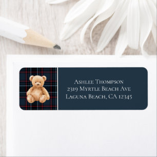Preppy Klassieke Teddyshower Etiket