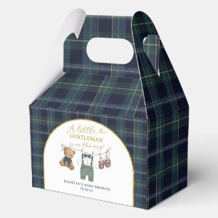 Preppy kleine gentleman Baby Shower Favor Bedankdoosjes