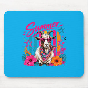 Preppy Kustgeit Zomer Gestreept Retro Grafisch Muismat