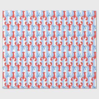 Preppy Kustkreeft en Bogen Cadeaupapier