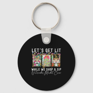 Preppy Laat Ons Licht Worden Terwijl We Winkelen E Sleutelhanger