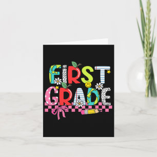 Preppy levert eerste klas Happy Last Day of School Kaart