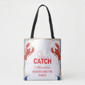 Preppy Lobster Seaside Bachelorette Party Draagtas (Voorkant)