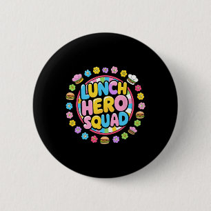 Preppy Lunchdame Terug Naar School Helden Ronde Button 5,7 Cm