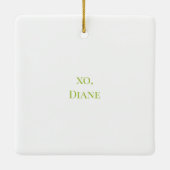 Preppy Mahjong Dragons Make Me Hot Funny Keramisch Ornament (Achterkant)