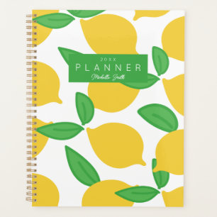 Preppy Modern Lemon Motif personnalisé