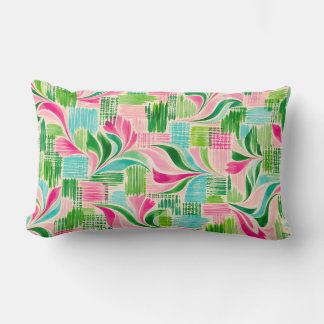 Preppy Moderne Botanische Kwaststreek Kussenhoes Kussen