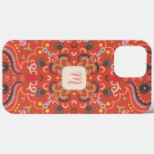 Preppy Monogram & Kleurrijk Case-Mate iPhone Case (Achterkant (horizontaal))