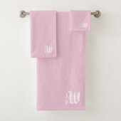 Preppy Monogram Towel Set Bad Handdoek (Insitu)