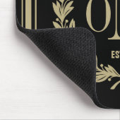 Preppy Monogrammed Logo Muismat (Hoek)