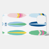Preppy Multi Pattern Surfboards op maat Case-Mate iPhone Case (Achterkant (horizontaal))