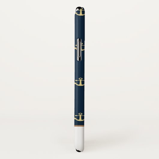 Preppy Nautical ⎢ coque iphone Monogramme (Dos/Droite)