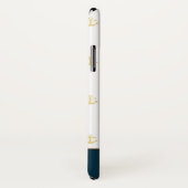 Preppy Nautical ⎢ coque iphone Monogramme (Dos/Droite)