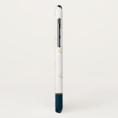 Preppy Nautical ⎢ Monogram iPhone case (Achterkant/links)