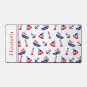 Preppy Nautical Sailboats Personalized (Recto)