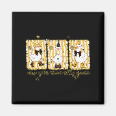 Preppy New Year Same Silly Goose Coquette Bow Happ Magneet (Voorkant)