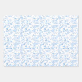 Preppy Oerwoud Chinoiserie Toile Inpakpapier Vel