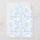 Preppy Oerwoud Chinoiserie Toile Kaart (Achterkant)
