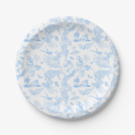 Preppy Oerwoud Chinoiserie Toile Papieren Bordje