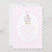 Preppy One Silly Goose Roze Kaart (Voorkant)