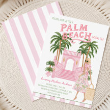 Preppy Palm Beach Cabana Bruids-Thee of Bruiloft